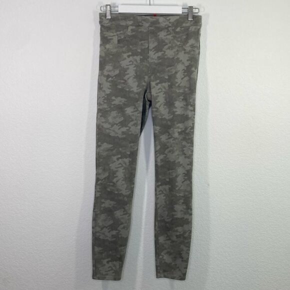 SPANX Jean-ish Leggings In Stone Wash Camo Size Medium - Picture 2 of 10